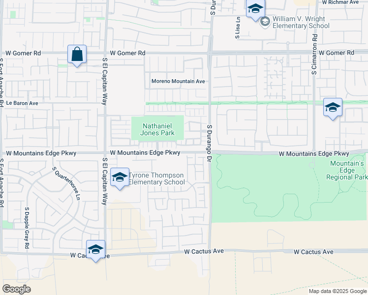 map of restaurants, bars, coffee shops, grocery stores, and more near 8695 Canfield Canyon Avenue in Las Vegas