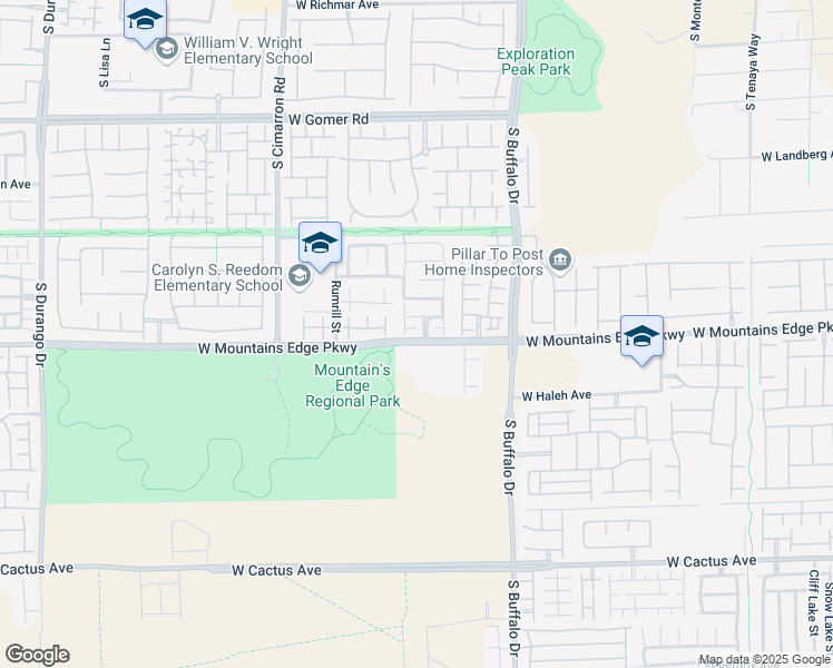 map of restaurants, bars, coffee shops, grocery stores, and more near 10057 Tenerife Street in Las Vegas