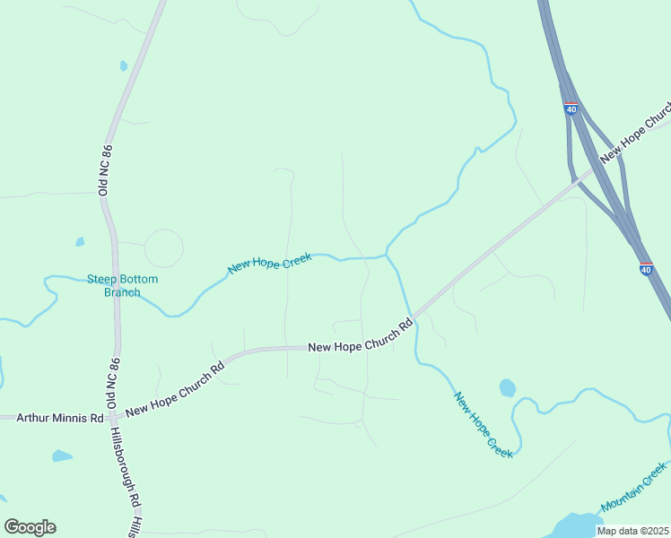 map of restaurants, bars, coffee shops, grocery stores, and more near 5309 Foxlair Road in Chapel Hill
