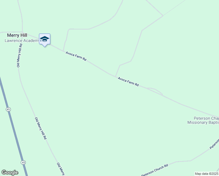 map of restaurants, bars, coffee shops, grocery stores, and more near 312 Avoca Farm Road in Merry Hill