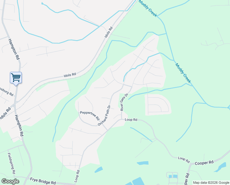 map of restaurants, bars, coffee shops, grocery stores, and more near 7048 Orchard Path Drive in Clemmons