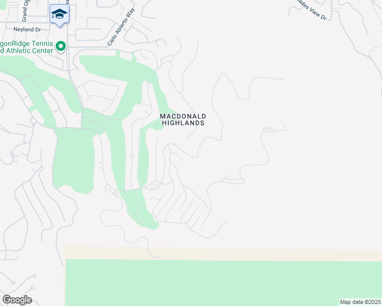 map of restaurants, bars, coffee shops, grocery stores, and more near 595 Cityview Ridge Drive in Henderson