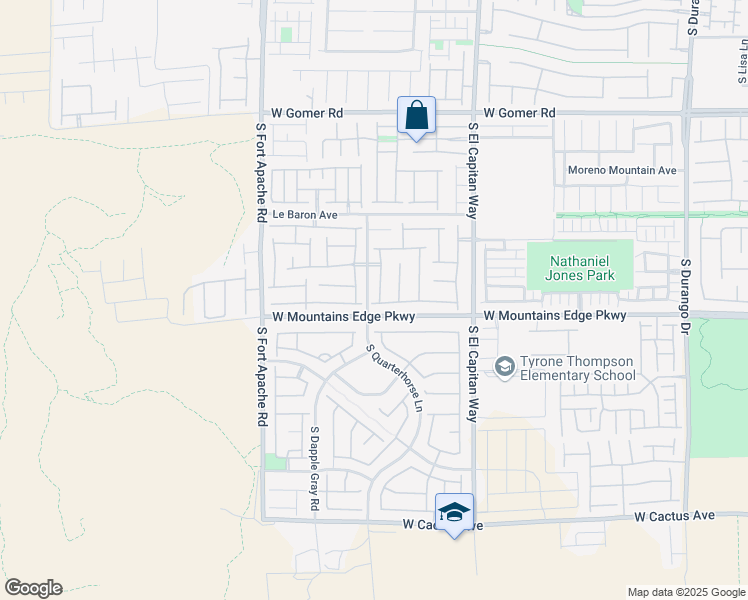 map of restaurants, bars, coffee shops, grocery stores, and more near 10085 South Natchez Trace Street in Las Vegas