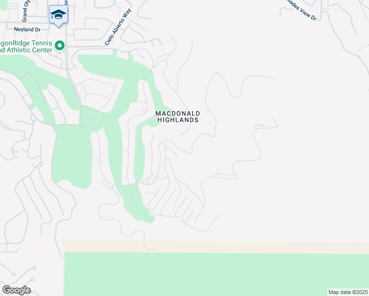 map of restaurants, bars, coffee shops, grocery stores, and more near 595 Cityview Ridge Drive in Henderson
