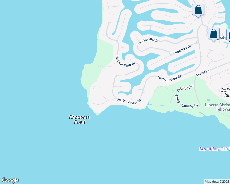 map of restaurants, bars, coffee shops, grocery stores, and more near 1012 Harbour View Drive in Kill Devil Hills