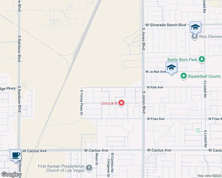 map of restaurants, bars, coffee shops, grocery stores, and more near 10106 June Flower Drive in Las Vegas