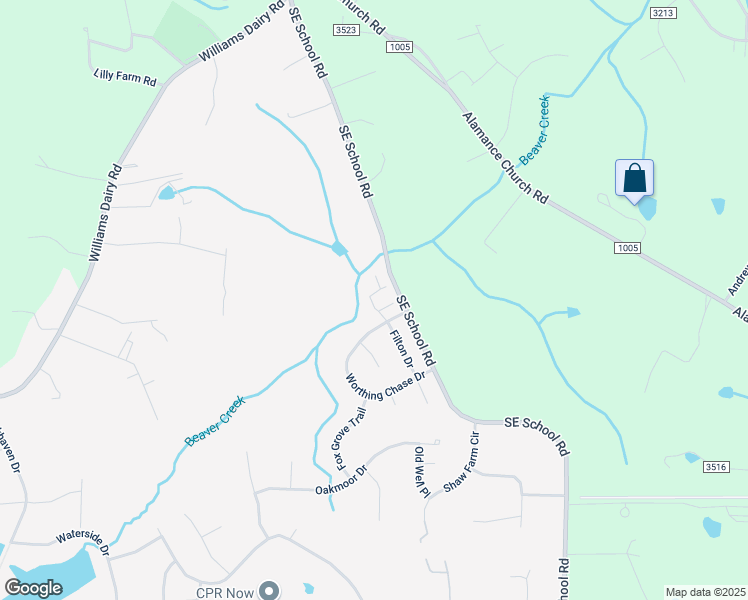 map of restaurants, bars, coffee shops, grocery stores, and more near 3799 Filton Drive in Greensboro