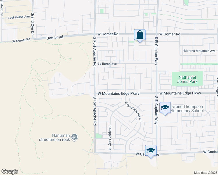 map of restaurants, bars, coffee shops, grocery stores, and more near 10066 Trotter Peak Street in Las Vegas