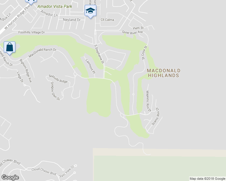 map of restaurants, bars, coffee shops, grocery stores, and more near 1203 Macdonald Ranch Drive in Henderson