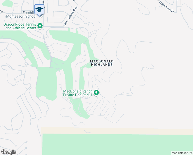 map of restaurants, bars, coffee shops, grocery stores, and more near 616 Scenic Rim Drive in Henderson
