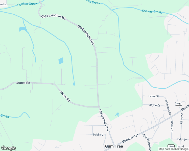 map of restaurants, bars, coffee shops, grocery stores, and more near 7528 Old Lexington Road in Winston-Salem