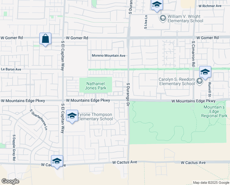 map of restaurants, bars, coffee shops, grocery stores, and more near 10050 South Candy Bouquet Street in Las Vegas