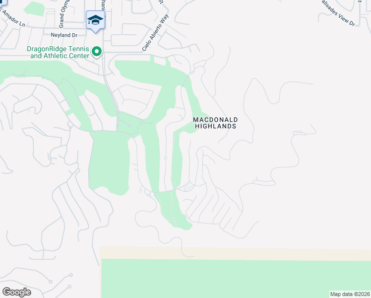 map of restaurants, bars, coffee shops, grocery stores, and more near 621 Majestic Rim Drive in Henderson