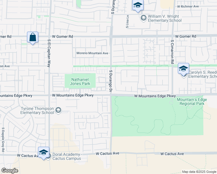 map of restaurants, bars, coffee shops, grocery stores, and more near 8608 Splendid Leaf Court in Las Vegas
