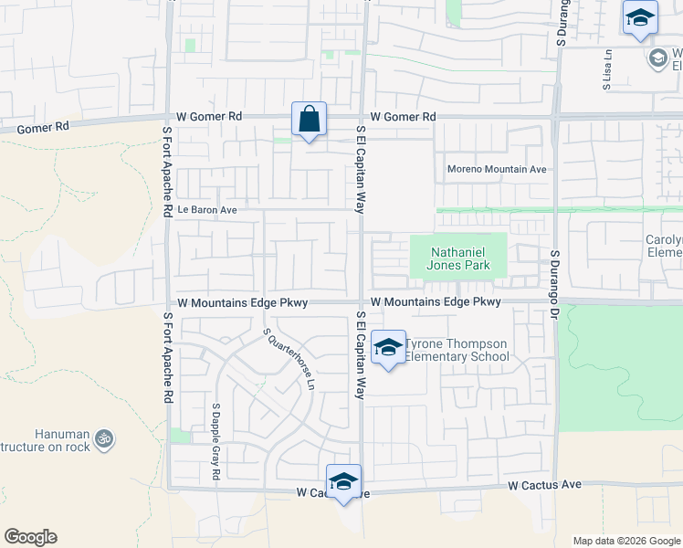 map of restaurants, bars, coffee shops, grocery stores, and more near 9035 West Palomino Park Court in Las Vegas
