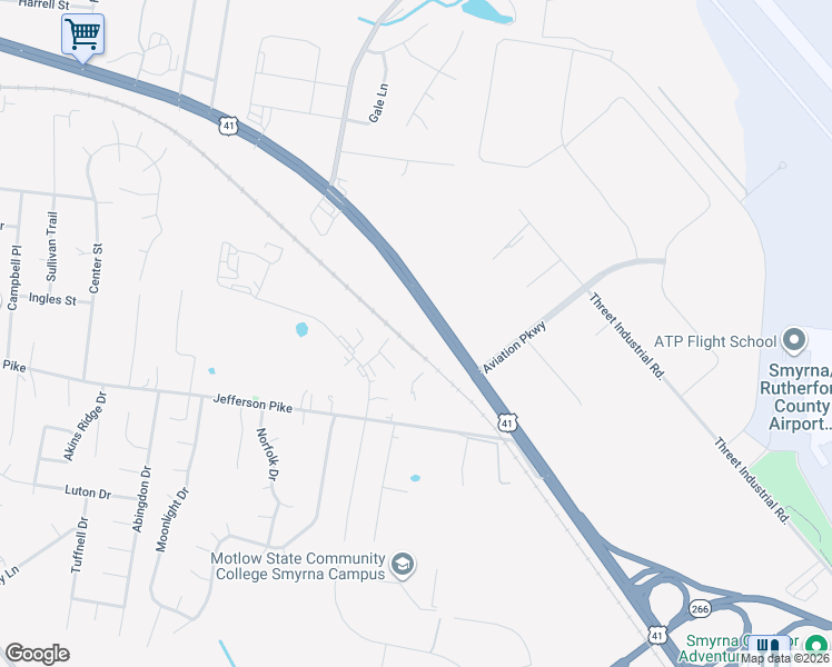 map of restaurants, bars, coffee shops, grocery stores, and more near 5616 Murfreesboro Road in La Vergne
