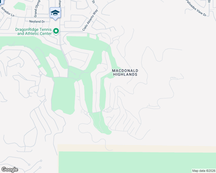 map of restaurants, bars, coffee shops, grocery stores, and more near 621 Majestic Rim Drive in Henderson