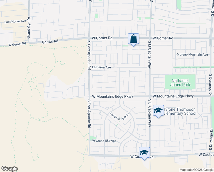 map of restaurants, bars, coffee shops, grocery stores, and more near 10054 Trotter Peak Street in Las Vegas