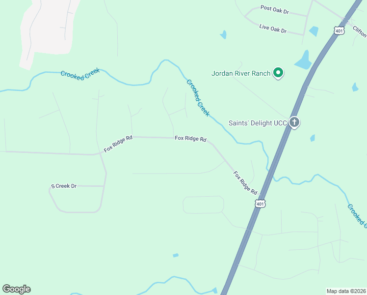 map of restaurants, bars, coffee shops, grocery stores, and more near 217 Fox Ridge Road in Louisburg