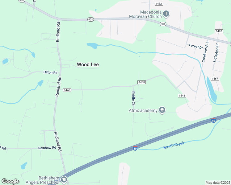 map of restaurants, bars, coffee shops, grocery stores, and more near 280 Gordon Drive in Advance