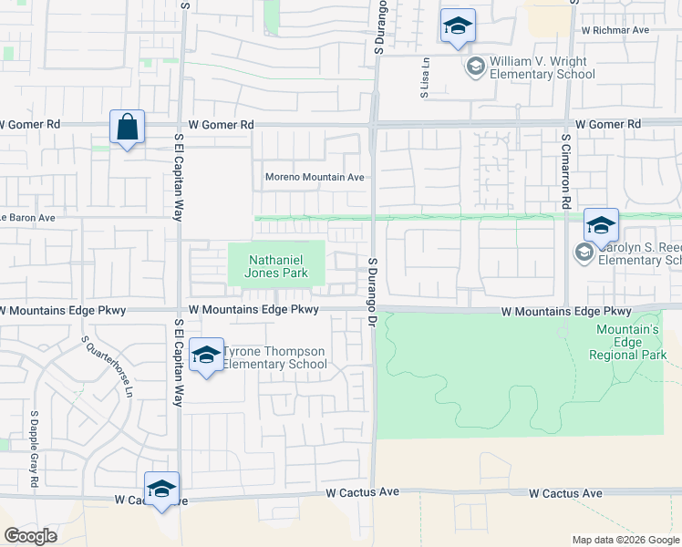 map of restaurants, bars, coffee shops, grocery stores, and more near 8661 Rowland Bluff Avenue in Las Vegas