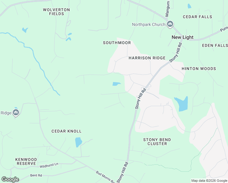 map of restaurants, bars, coffee shops, grocery stores, and more near 1225 Perry Bluff Drive in Wake Forest