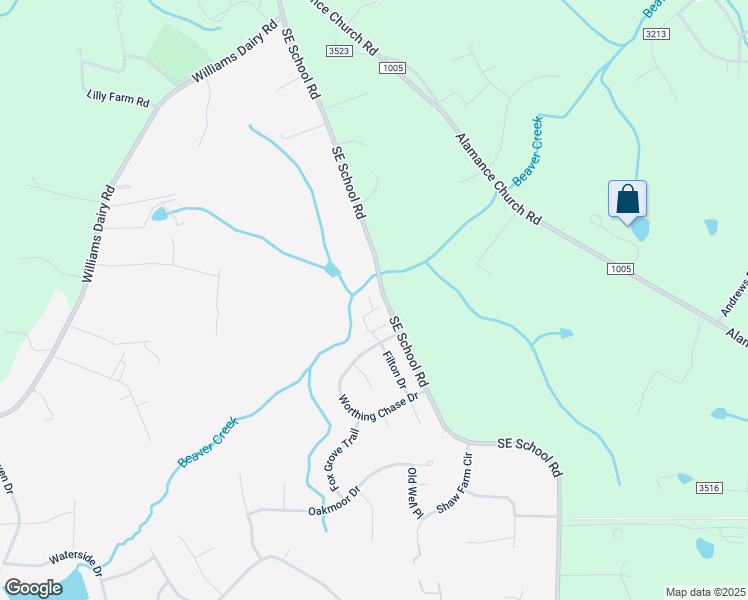 map of restaurants, bars, coffee shops, grocery stores, and more near 3799 Filton Drive in Greensboro