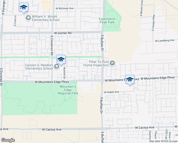 map of restaurants, bars, coffee shops, grocery stores, and more near 10042 Big Sur Mountain Street in Las Vegas