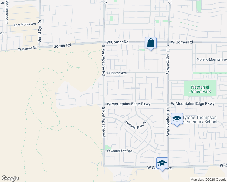 map of restaurants, bars, coffee shops, grocery stores, and more near 9329 West Tonkawa Avenue in Las Vegas