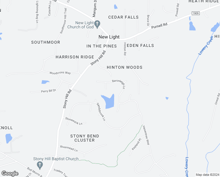 map of restaurants, bars, coffee shops, grocery stores, and more near 8308 Whistling Willow Court in Wake Forest