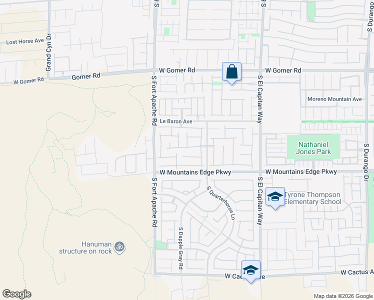 map of restaurants, bars, coffee shops, grocery stores, and more near 9279 West Tonkawa Avenue in Las Vegas