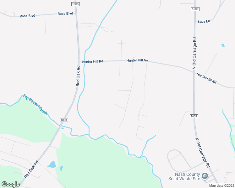 map of restaurants, bars, coffee shops, grocery stores, and more near 2405 Landaus Lane in Rocky Mount