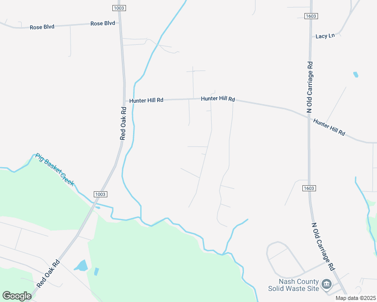 map of restaurants, bars, coffee shops, grocery stores, and more near 2405 Landaus Lane in Rocky Mount