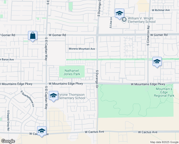map of restaurants, bars, coffee shops, grocery stores, and more near 8656 Rowland Bluff Avenue in Las Vegas