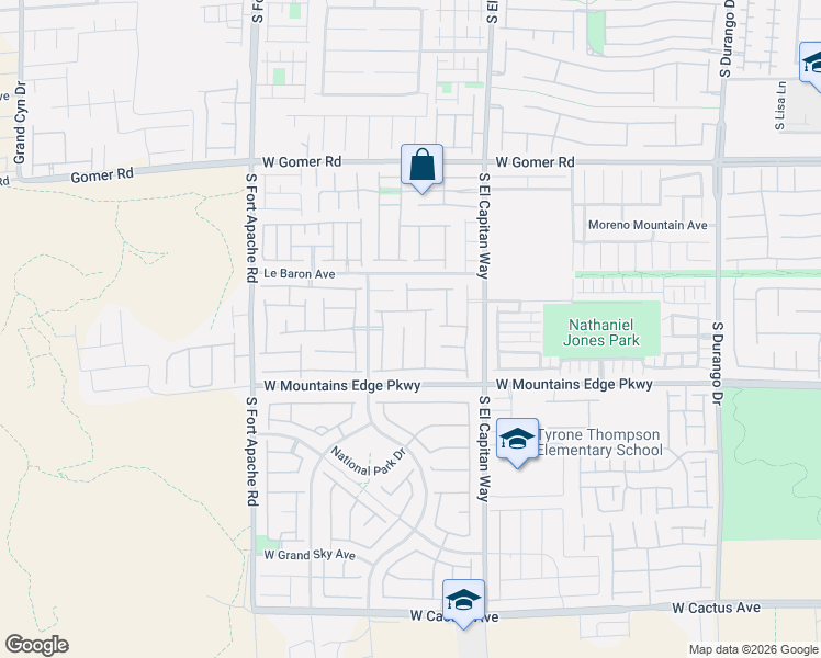 map of restaurants, bars, coffee shops, grocery stores, and more near 9108 West Parkstone Avenue in Las Vegas