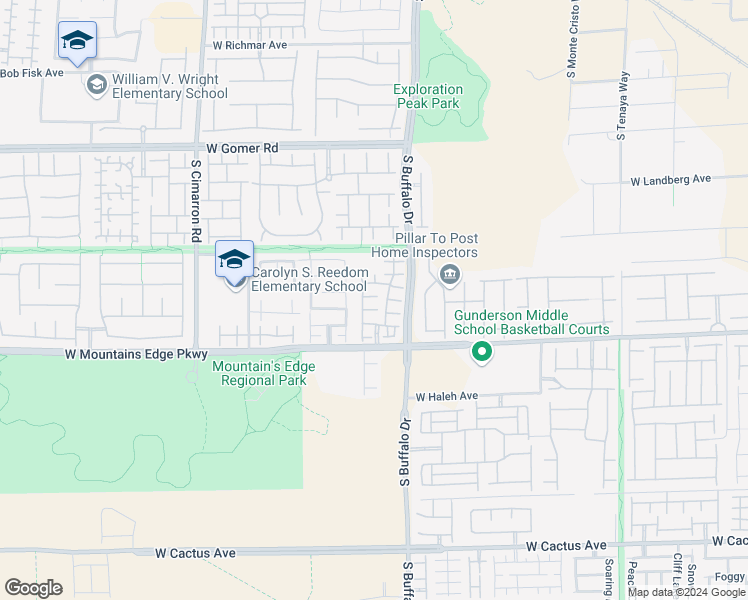 map of restaurants, bars, coffee shops, grocery stores, and more near 9988 Sand Key Street in Las Vegas