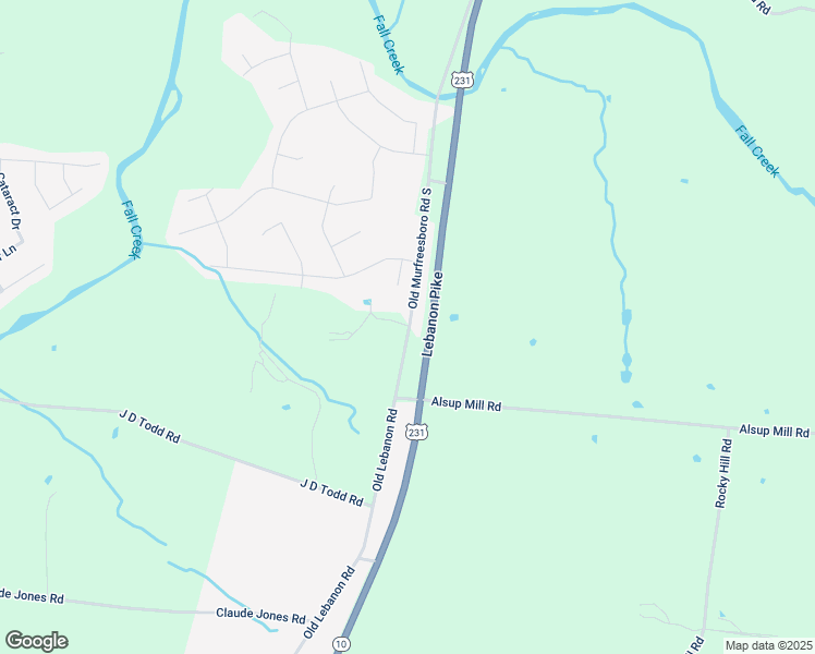 map of restaurants, bars, coffee shops, grocery stores, and more near 10761 Old Lebanon Road in Murfreesboro