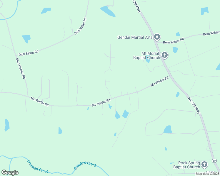map of restaurants, bars, coffee shops, grocery stores, and more near 50 Wilders Crossing Drive in Louisburg