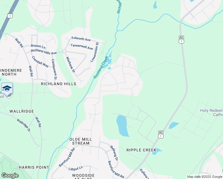 map of restaurants, bars, coffee shops, grocery stores, and more near 329 Everly Mist Way in Youngsville