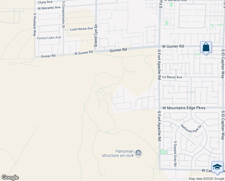 map of restaurants, bars, coffee shops, grocery stores, and more near 9954 Dusty Indigo Street in Las Vegas