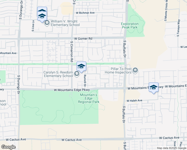 map of restaurants, bars, coffee shops, grocery stores, and more near 8023 Torremolinos Avenue in Las Vegas
