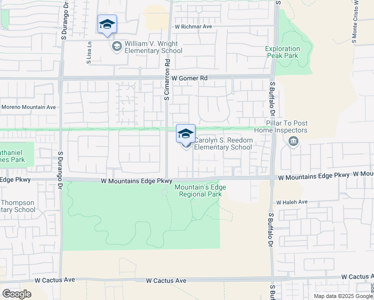 map of restaurants, bars, coffee shops, grocery stores, and more near 10025 Rumrill Street in Las Vegas