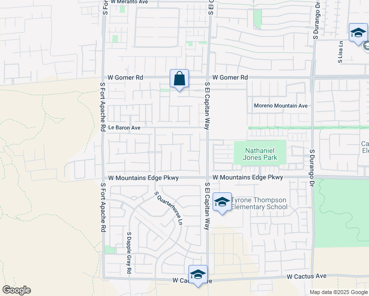 map of restaurants, bars, coffee shops, grocery stores, and more near 9108 West Parkstone Avenue in Las Vegas