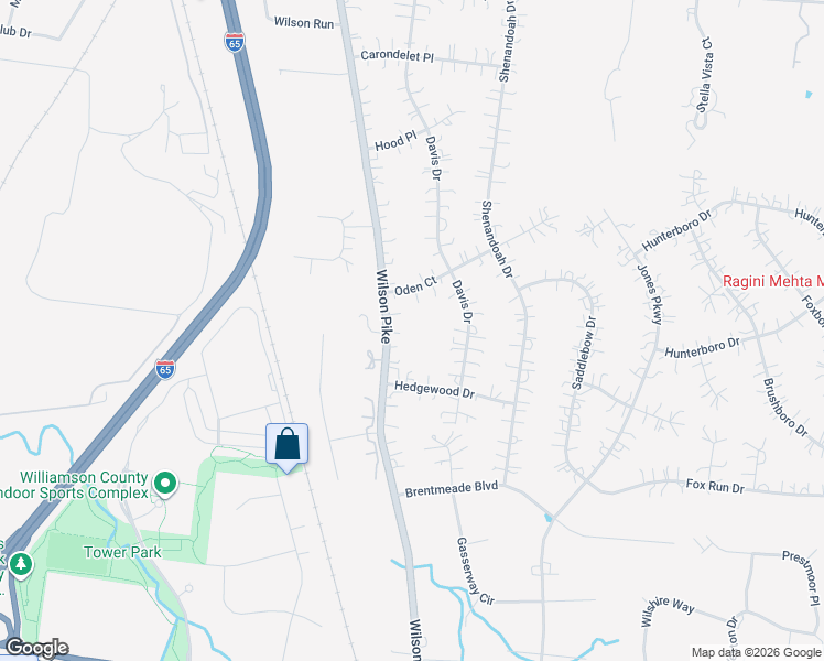 map of restaurants, bars, coffee shops, grocery stores, and more near 800 Wilson Pike in Brentwood