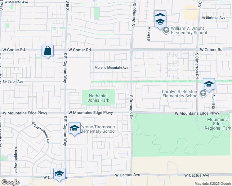 map of restaurants, bars, coffee shops, grocery stores, and more near 8688 Bella Sparkle Avenue in Las Vegas