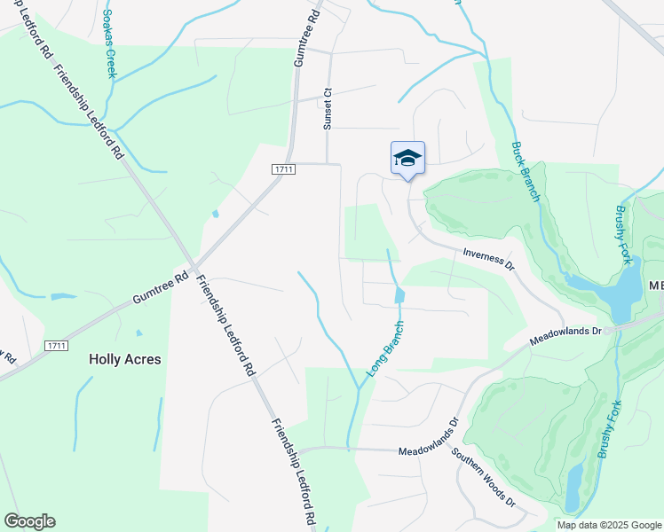 map of restaurants, bars, coffee shops, grocery stores, and more near 518 Oaklawn Road in Winston-Salem