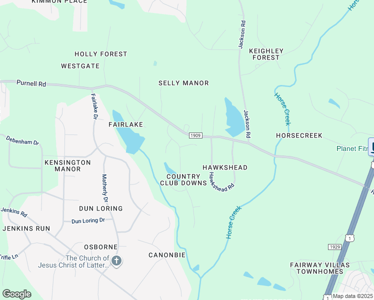 map of restaurants, bars, coffee shops, grocery stores, and more near 8038 Hogan Drive in Wake Forest