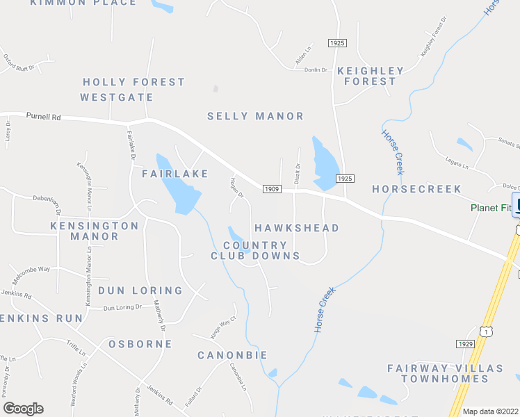 map of restaurants, bars, coffee shops, grocery stores, and more near 8038 Hogan Drive in Wake Forest