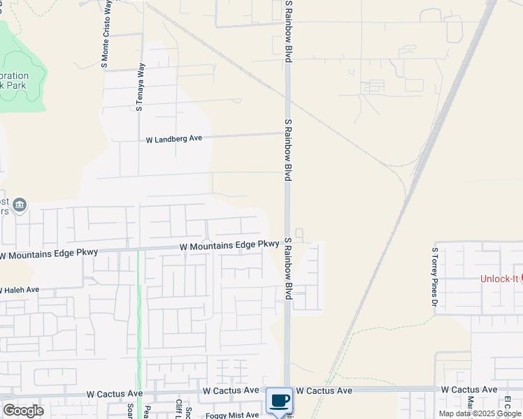 map of restaurants, bars, coffee shops, grocery stores, and more near 6982 West Mirkwood Avenue in Las Vegas
