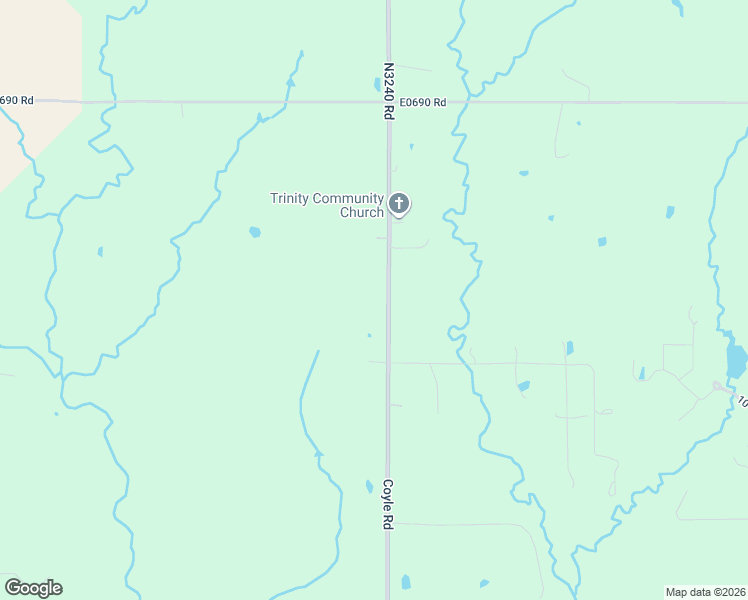 map of restaurants, bars, coffee shops, grocery stores, and more near 9722 Coyle Road in Coyle